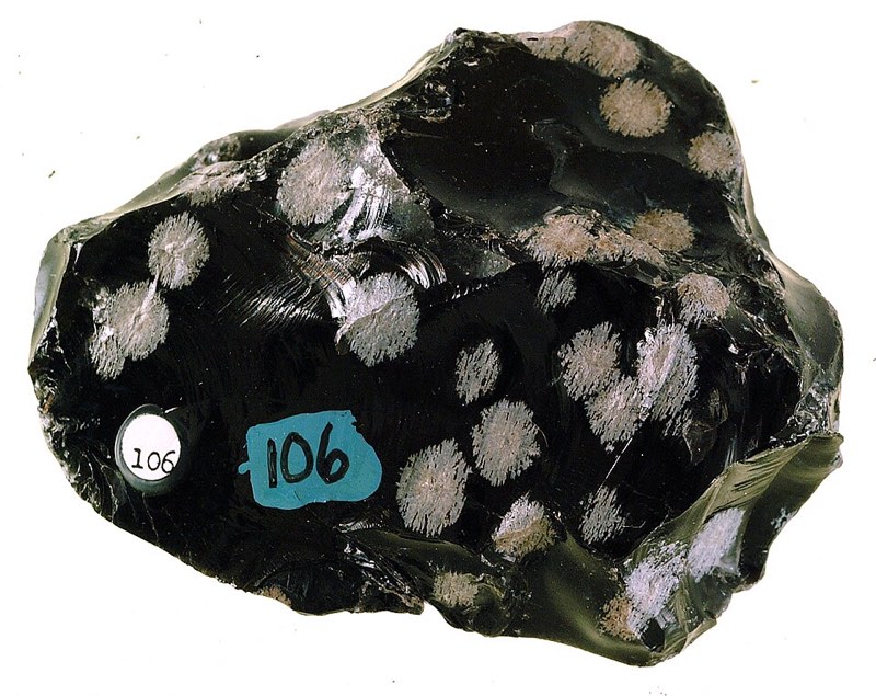 Snowflake Obsidian specimen