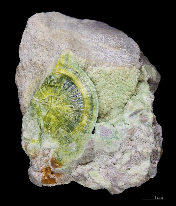 Wavellite specimen